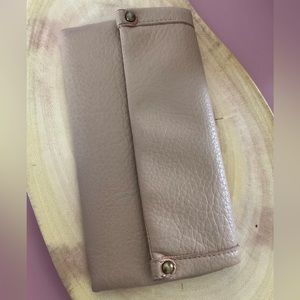 Beige wallet soft